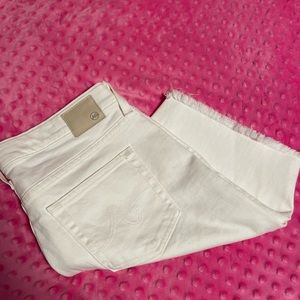 basic white shorts/jorts.